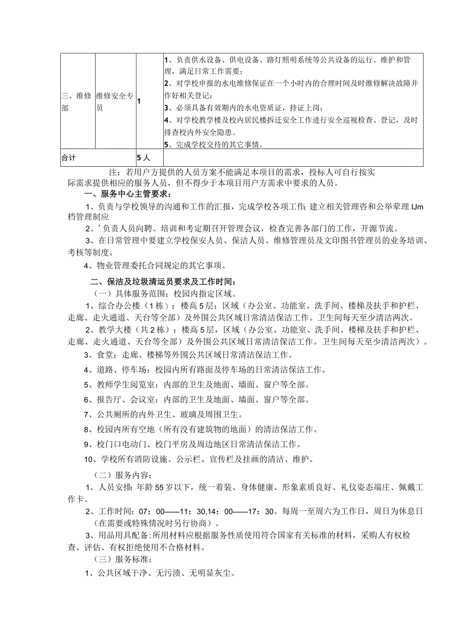 香洲区第五小学20232023学年度校园物业管理服务方案.docx_第2页