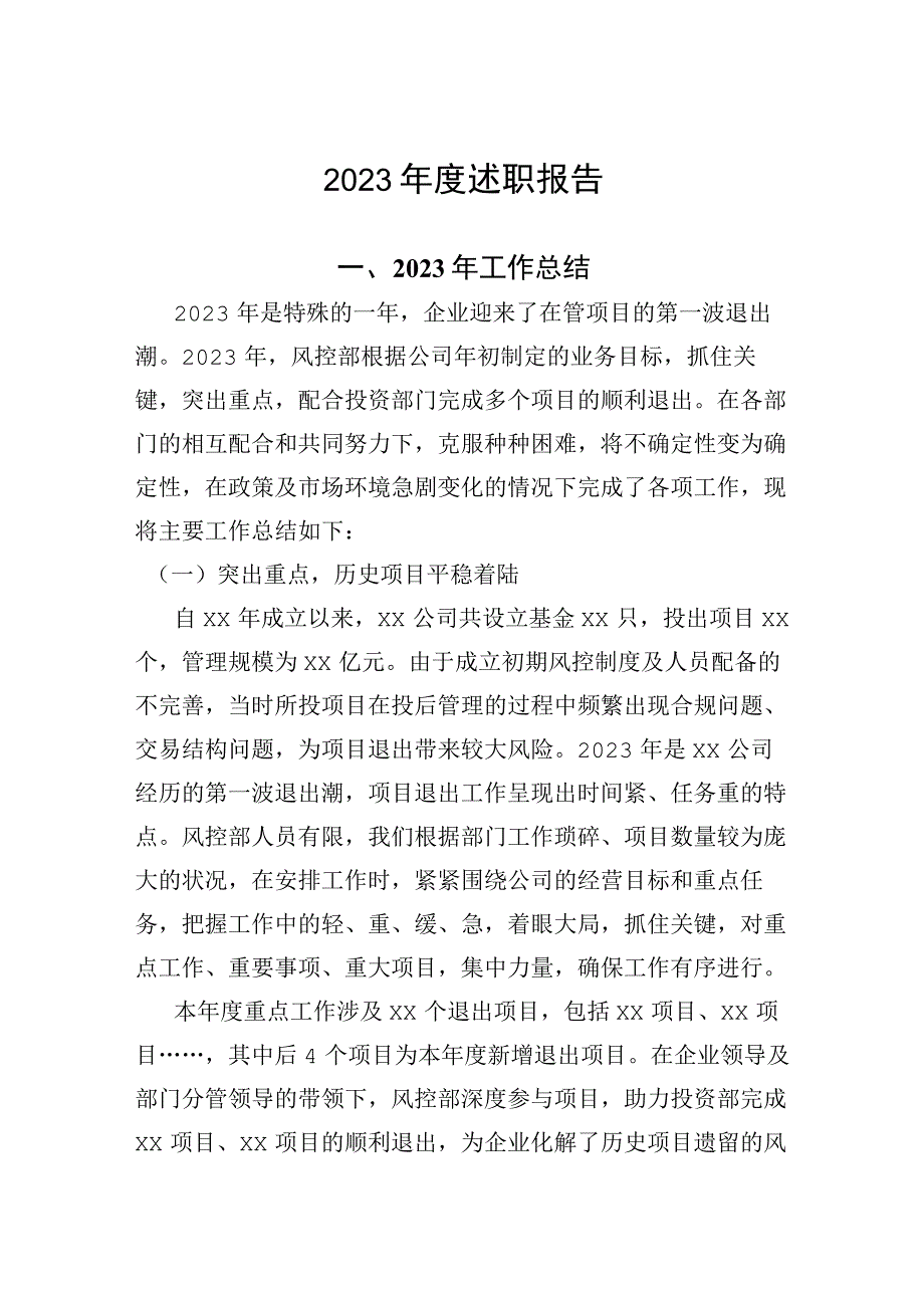 风控部年度工作总结.docx_第1页