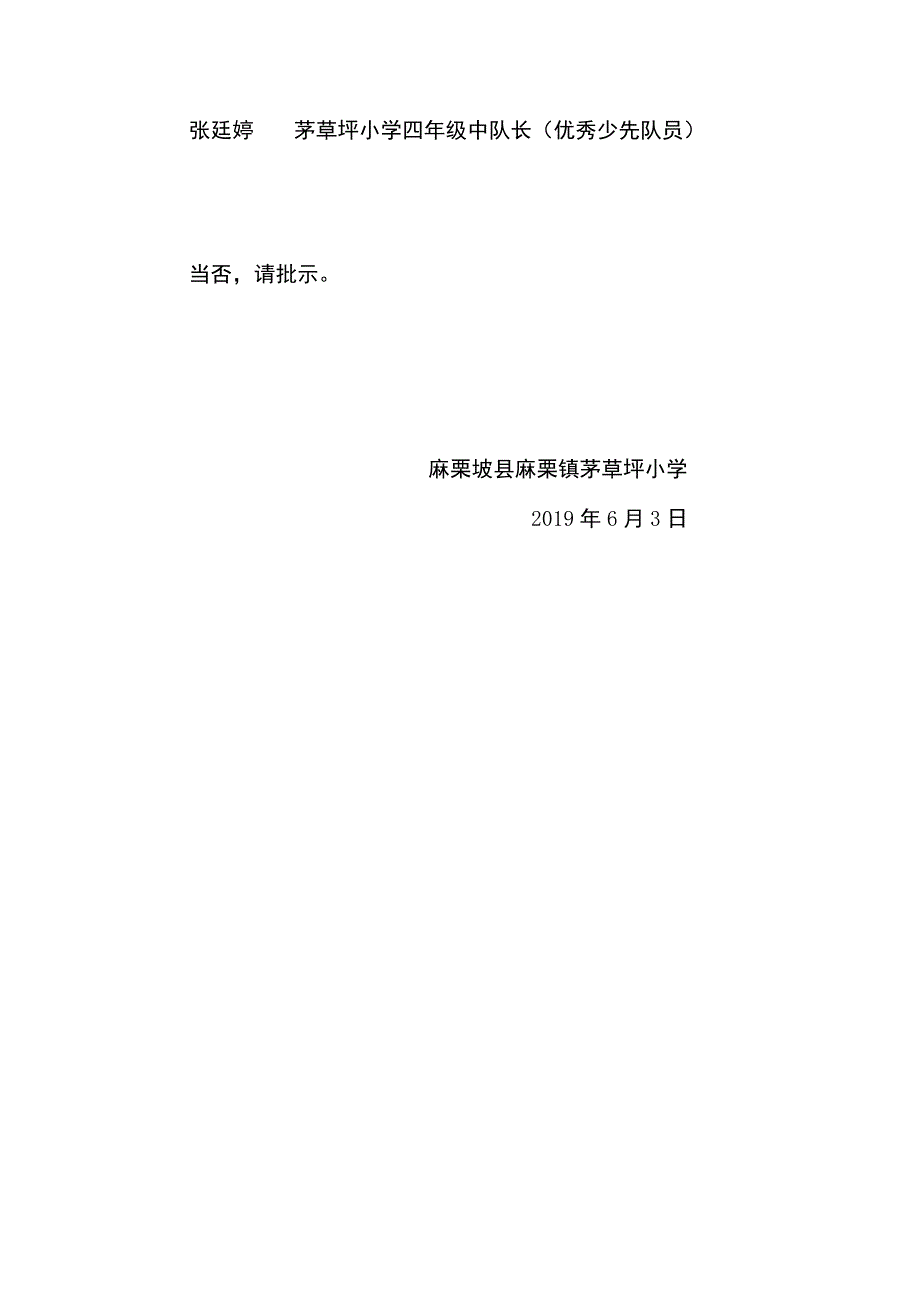 麻栗坡县麻栗镇茅草坪小学关于成立学校少工委的请示.docx_第2页