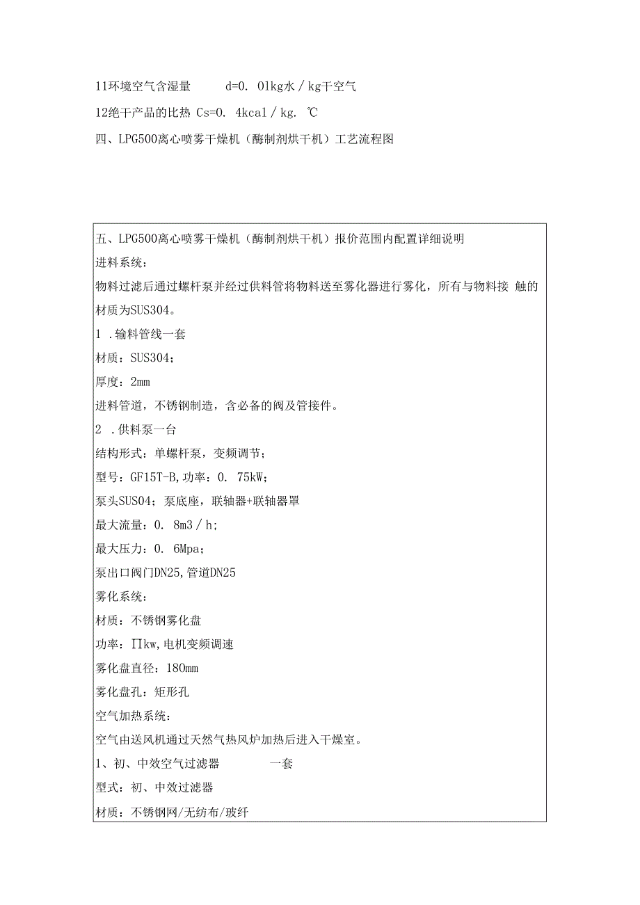 LPG500离心喷雾干燥机（酶制剂烘干机）.docx_第2页