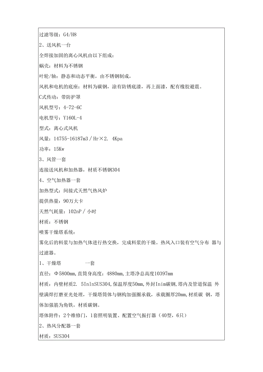 LPG500离心喷雾干燥机（酶制剂烘干机）.docx_第3页