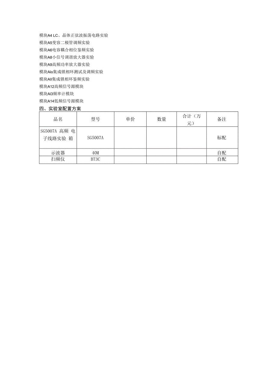 SG5007A 高频电子线路实验箱.docx_第3页