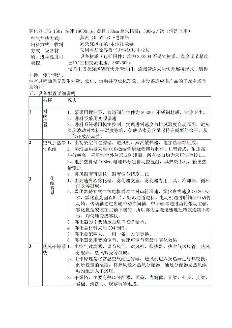 LPG150型粉末油脂离心喷雾干燥机技术方案.docx_第2页