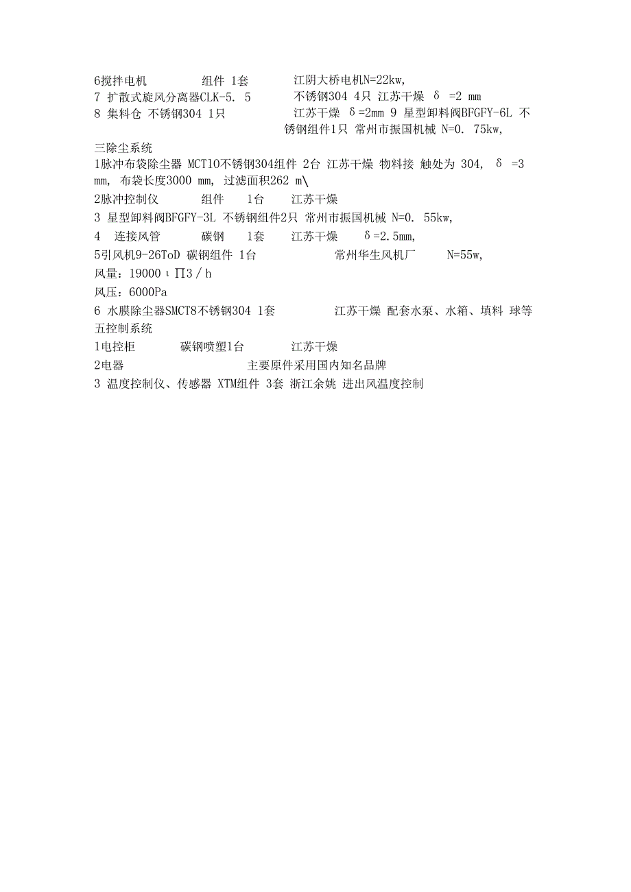 XSG12莠去津闪蒸干燥设备 产量：2024TD.docx_第3页