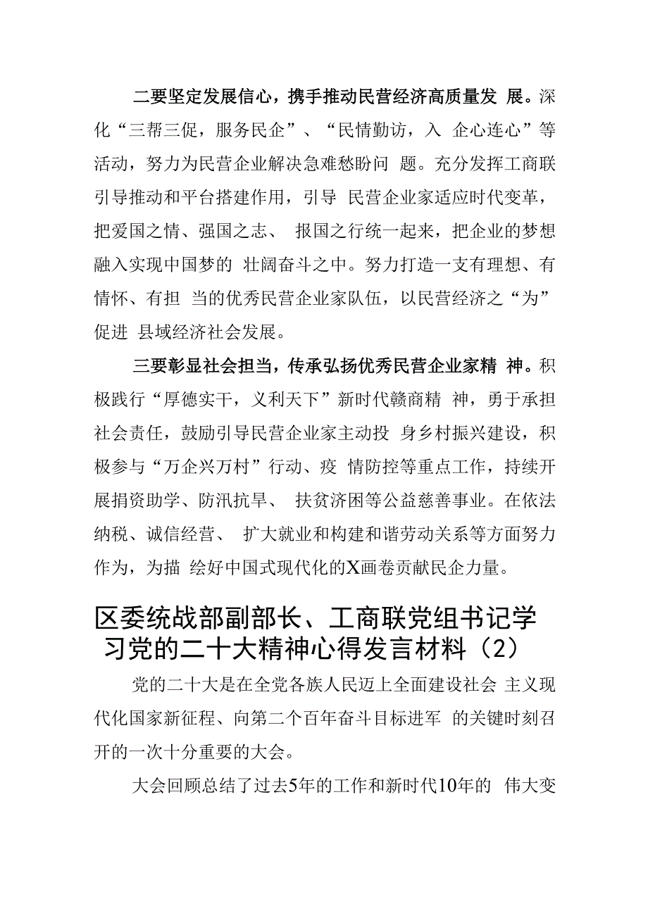 二十大精神研讨发言材料盛会心得体会2篇.docx_第2页