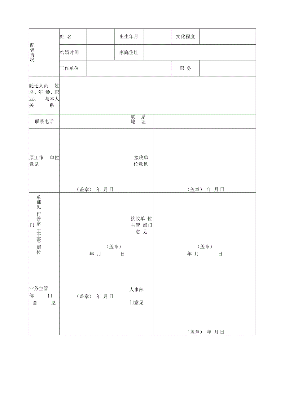 事业单位工作人员调动审批表.docx_第2页