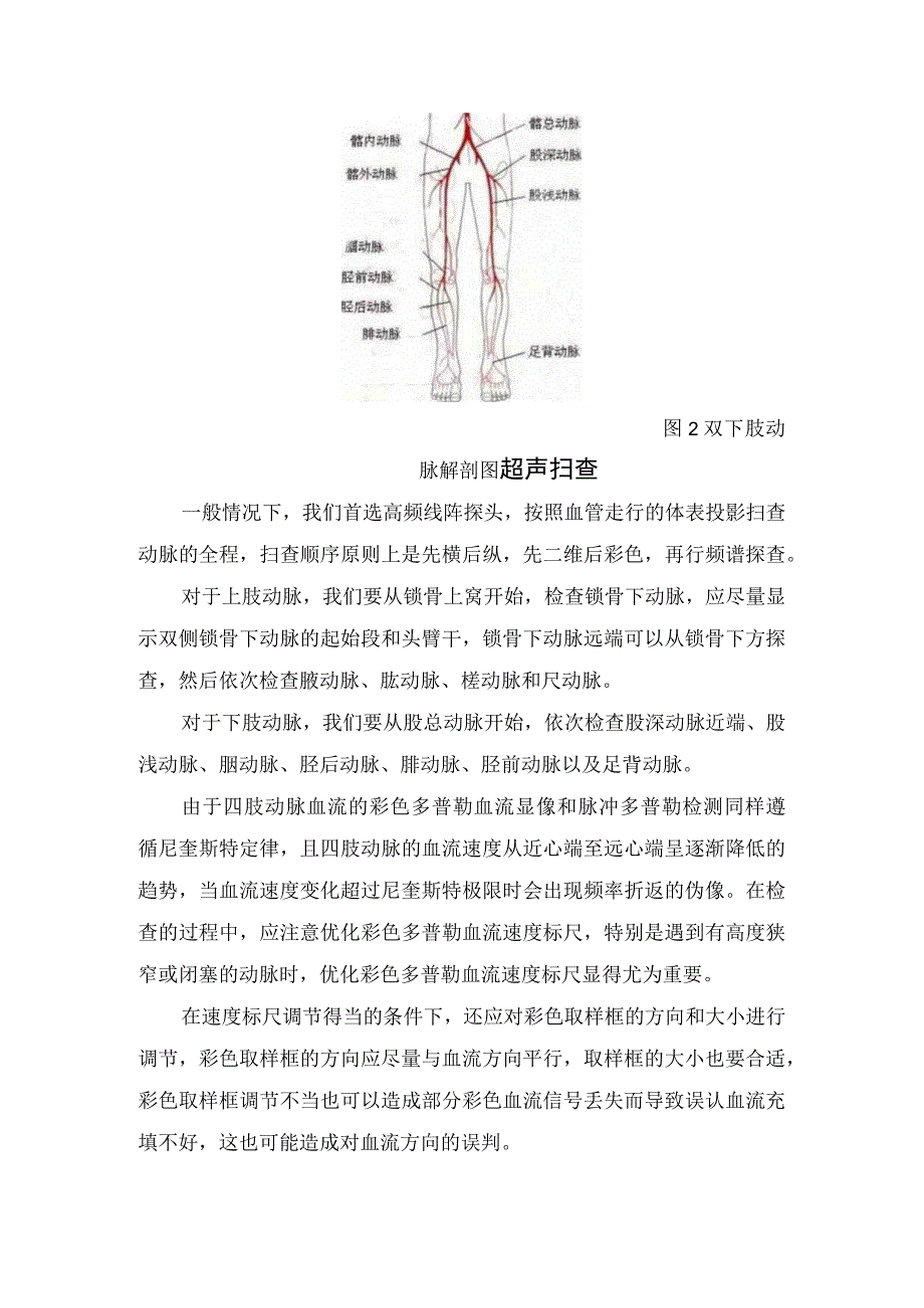 临床四肢动脉解剖结构临床应用临床表现及超声检查方法.docx_第3页