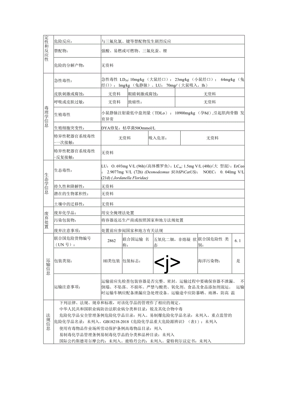 五氧化二钒的安全技术说明书.docx_第3页