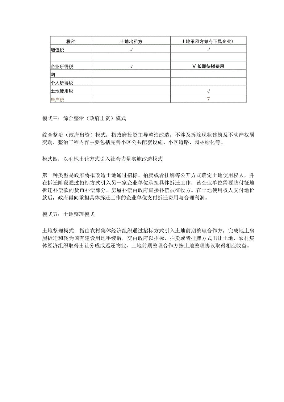 三旧改造的三大类及九大模式全解.docx_第2页