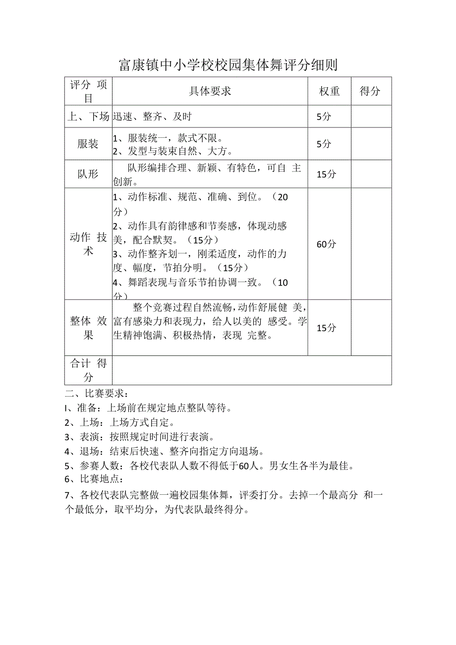 中小学校校园集体舞比赛方案.docx_第3页