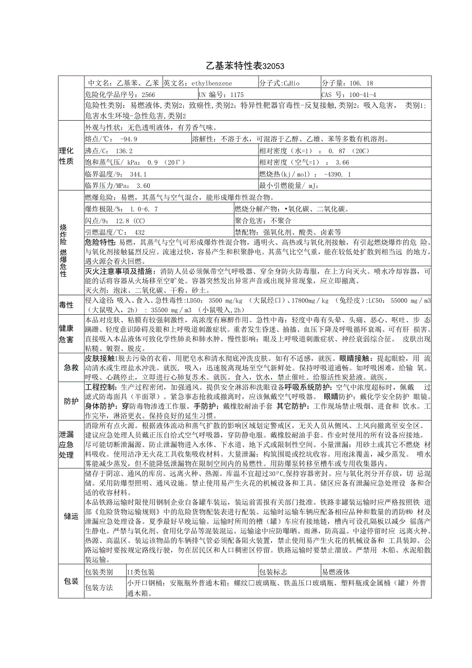 乙基苯特性表32053.docx_第1页