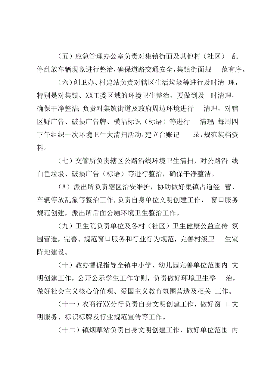 XX镇巩固提升全国文明村镇工作实施方案.docx_第3页