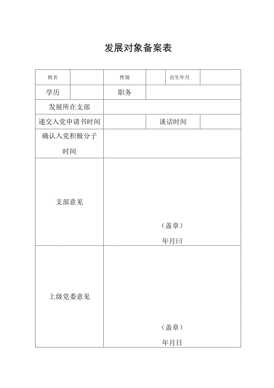 入党积极分子备案表.docx_第2页