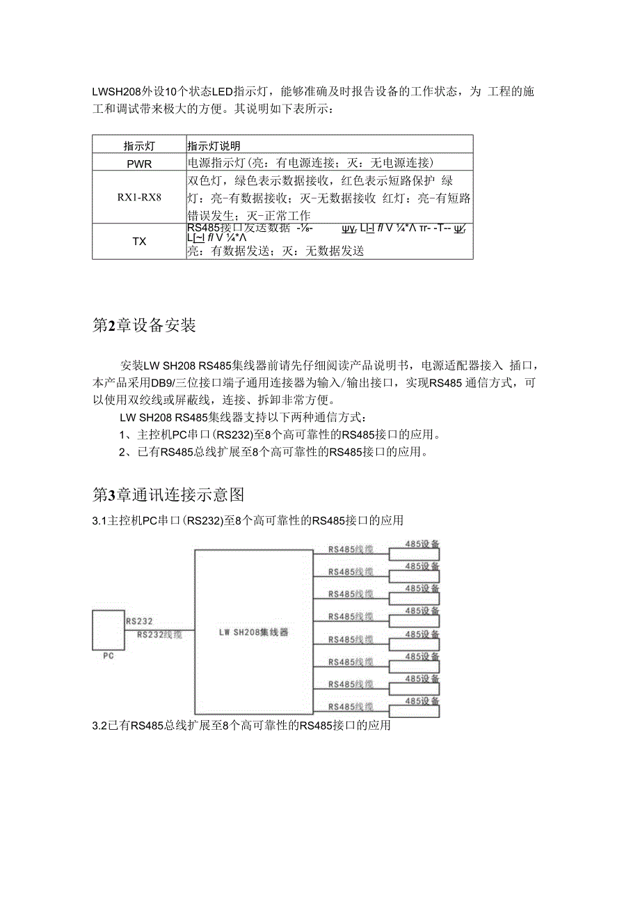 八口RS485集线器 LW SH208.docx_第3页