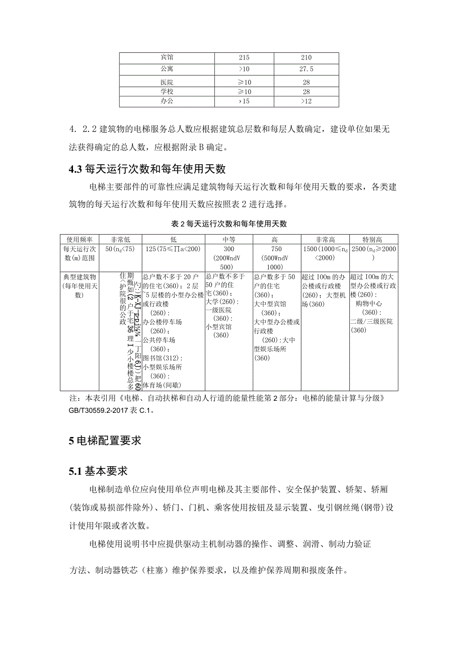 公共建筑和住宅建筑乘客电梯选型配置要求.docx_第3页