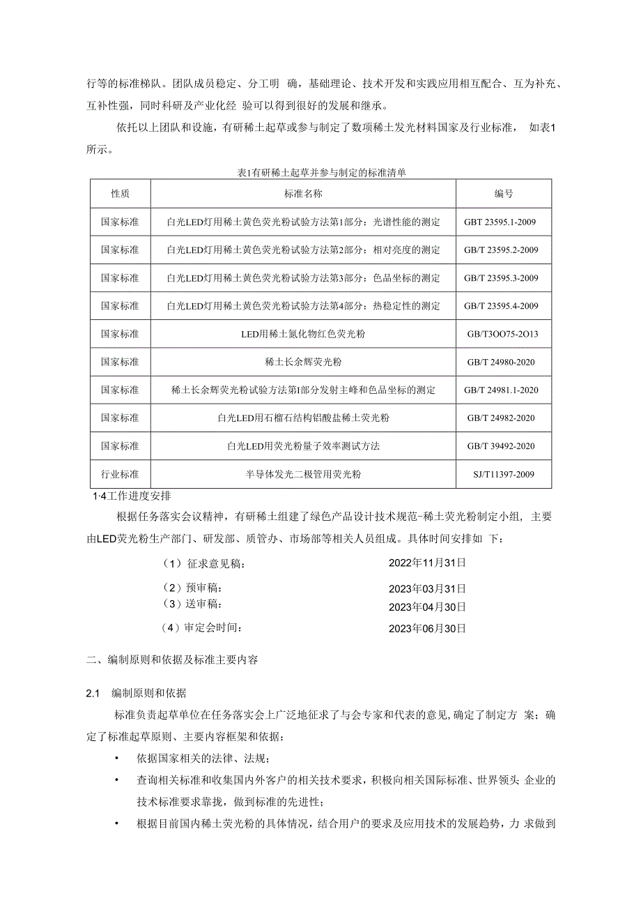 绿色产品设计技术规范稀土荧光粉编制说明.docx_第3页