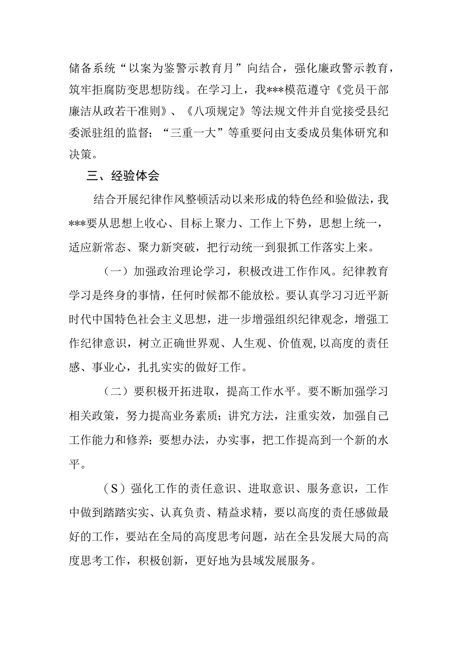 纪律作风整顿工作总结.docx_第3页