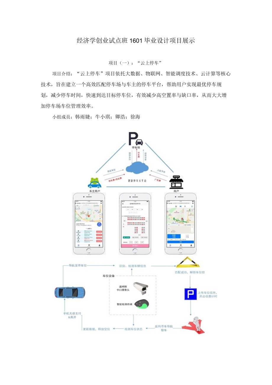 经济学创业试点班1601毕业设计项目展示.docx_第1页