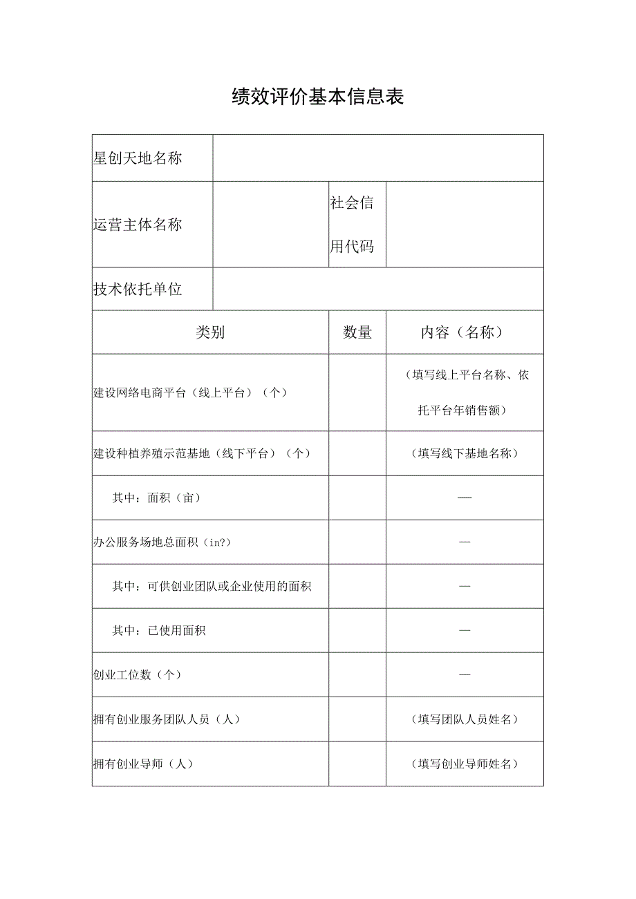 绩效评价基本信息表.docx_第1页