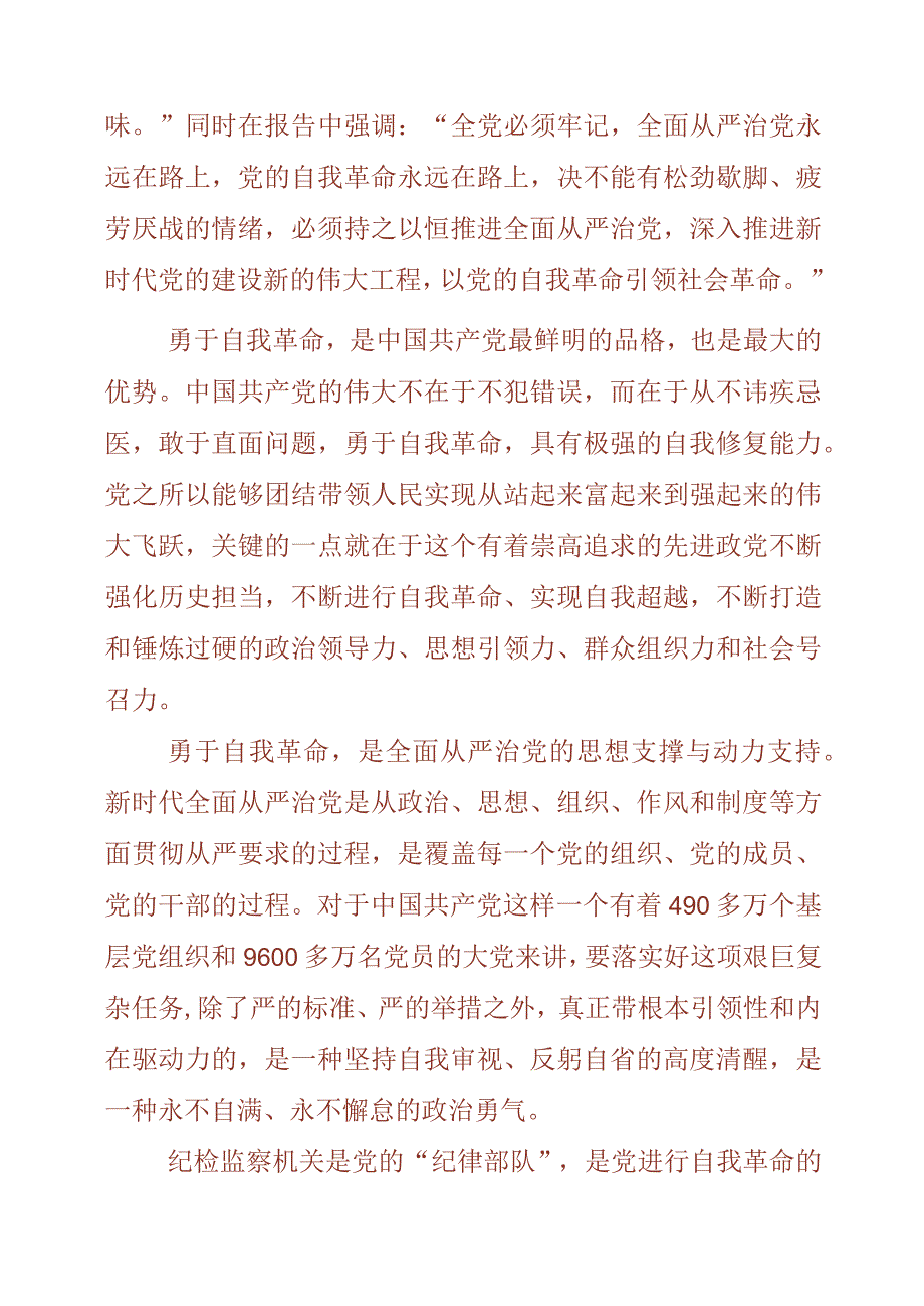 纪检监察干部队伍教育整顿工作学习个人讲话材料.docx_第2页