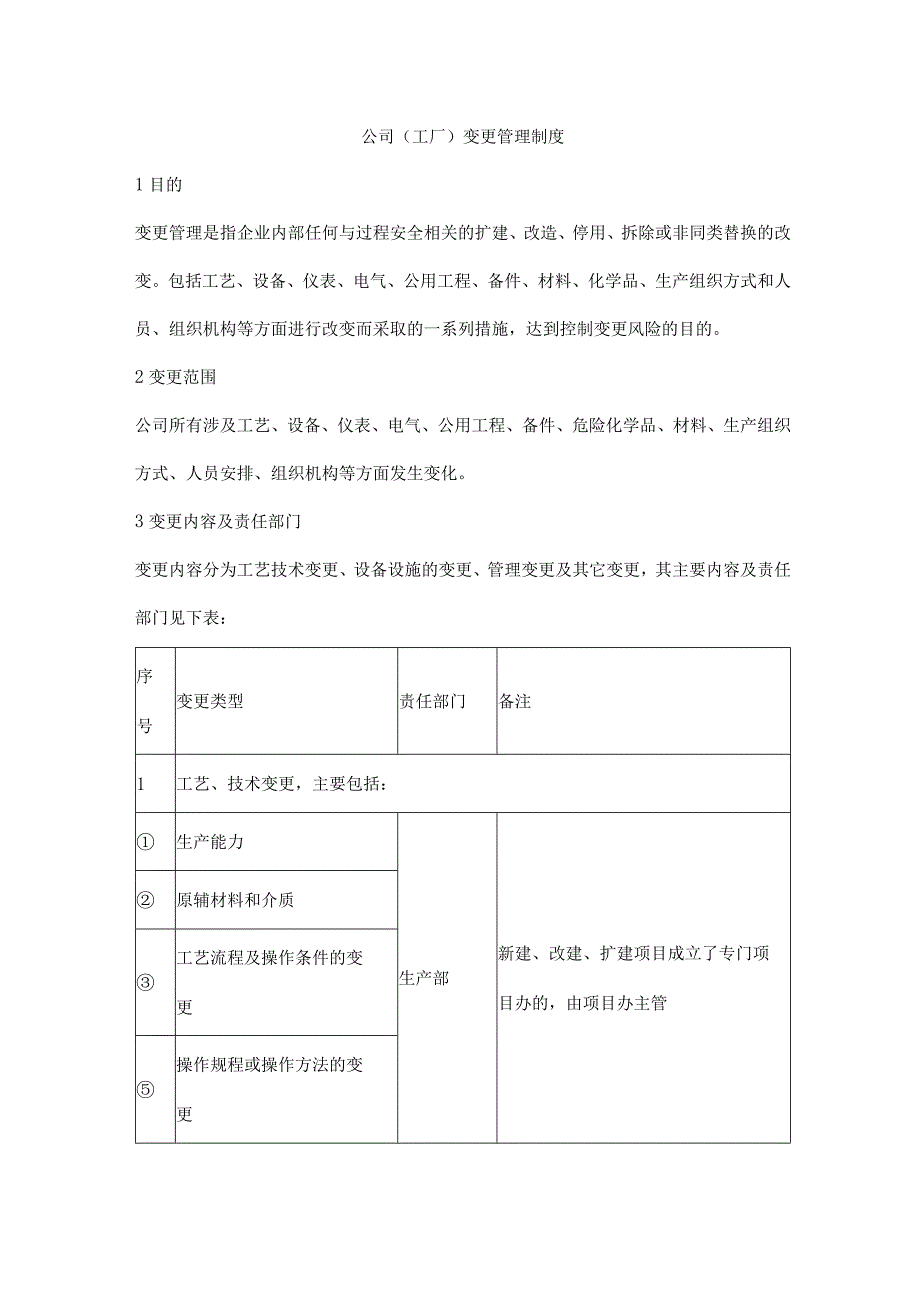 公司工厂变更管理制度.docx_第1页