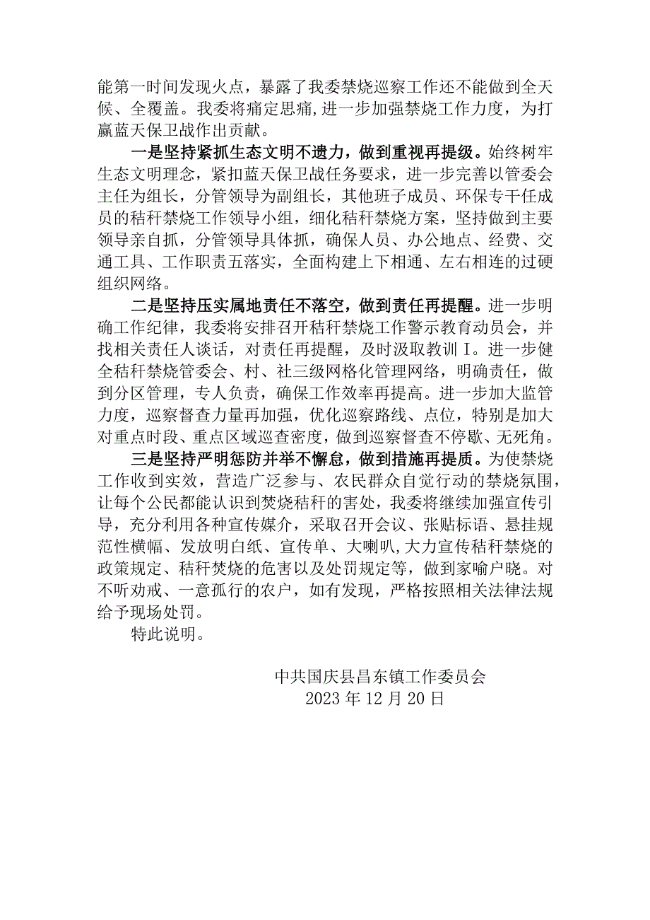 关于乡镇秀水村祖坟山冬至祭扫引发火点的情况说明.docx_第2页