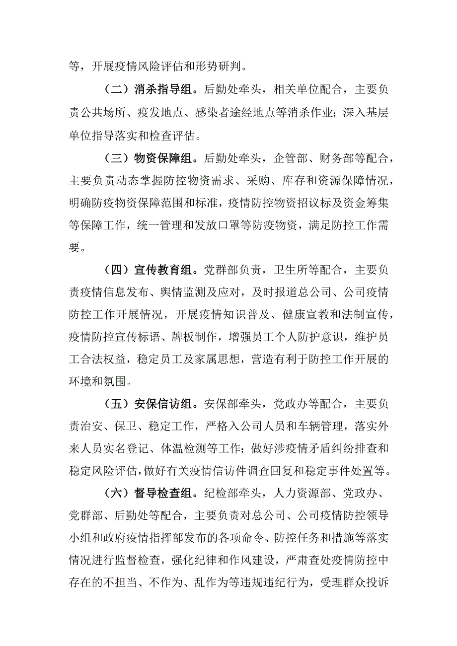 公司突发新冠肺炎疫情应急处置预案.docx_第2页