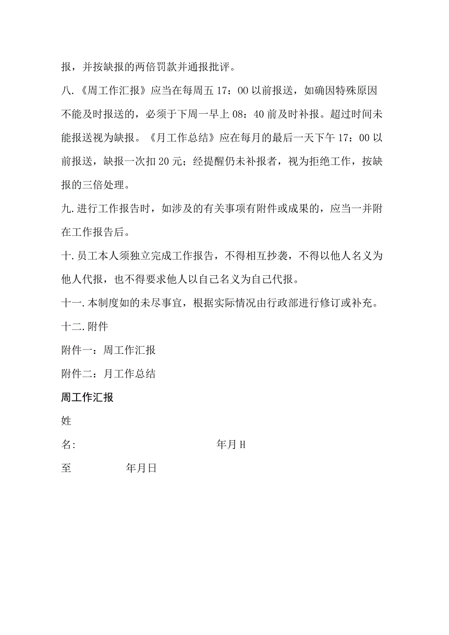 公司工作汇报总结制度.docx_第2页