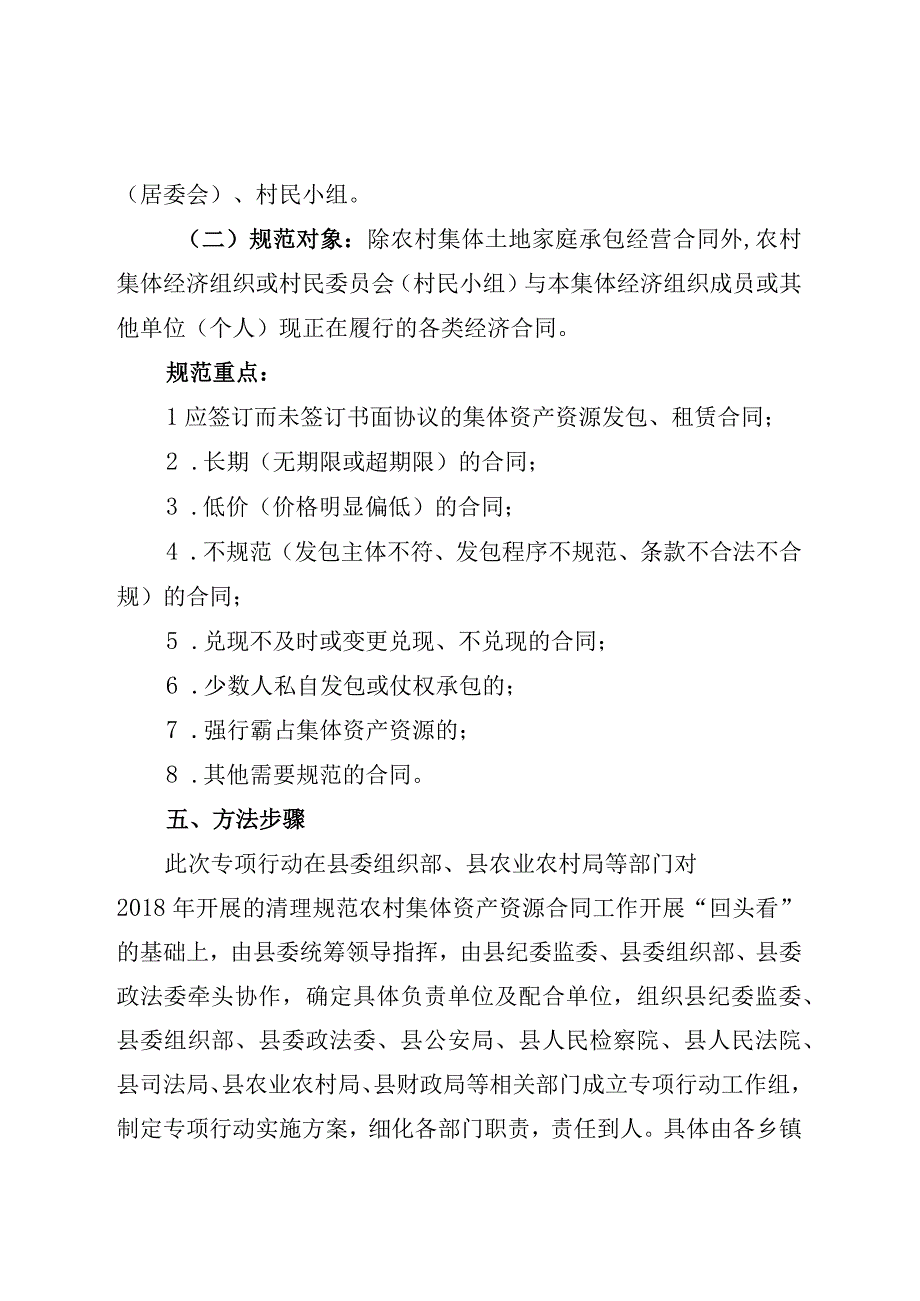 关于开展规范农村集体经济合同专项行动方案.docx_第3页