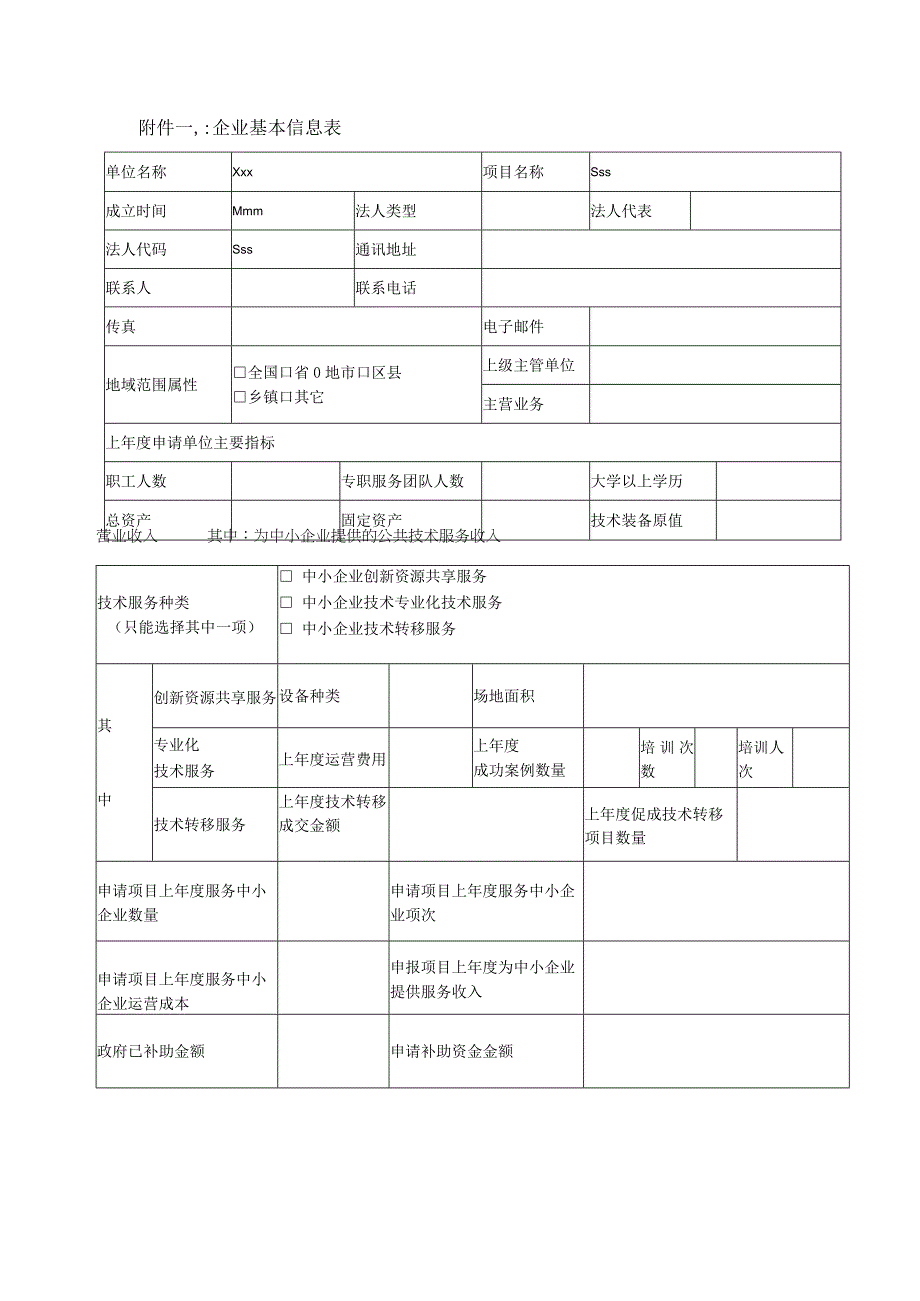 关于申报中小企业公共技术服务机构补助资金平台项目附件清单.docx_第2页