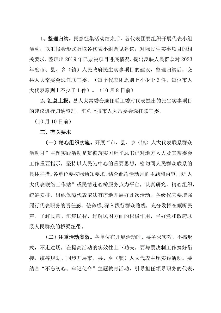 关于开展市县乡镇人大代表联系群众活动月主题实践活动的通知.docx_第3页