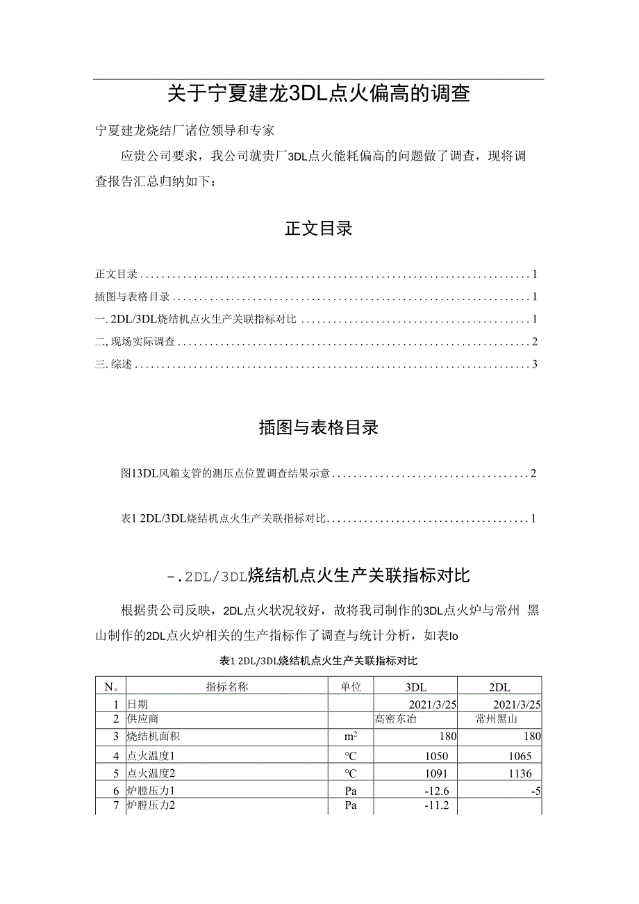 关于宁夏建龙3DL点火偏高的调查.docx_第1页