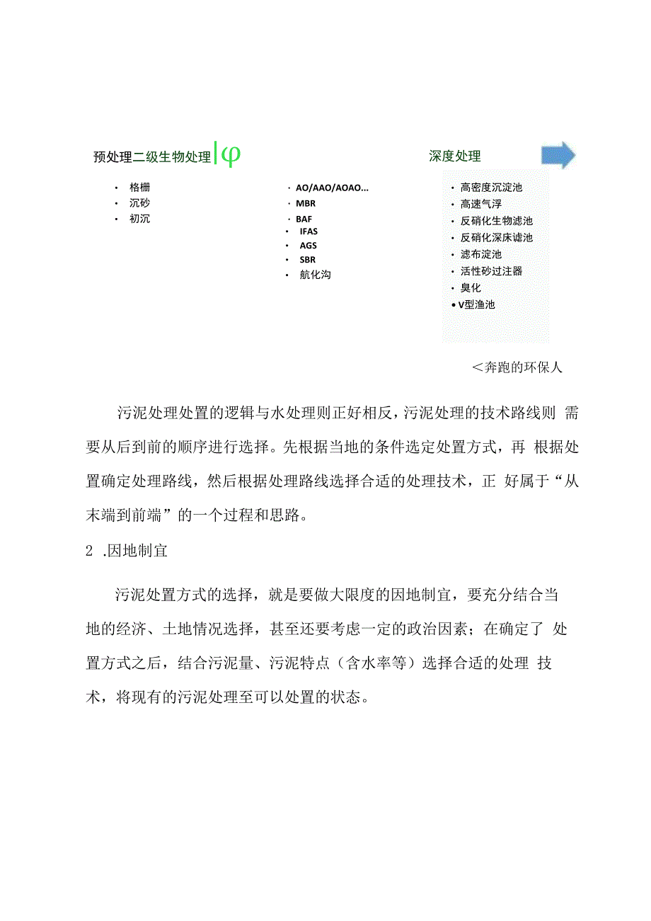 关于污泥处理处置的工艺技术应因地制宜与因泥制宜.docx_第2页