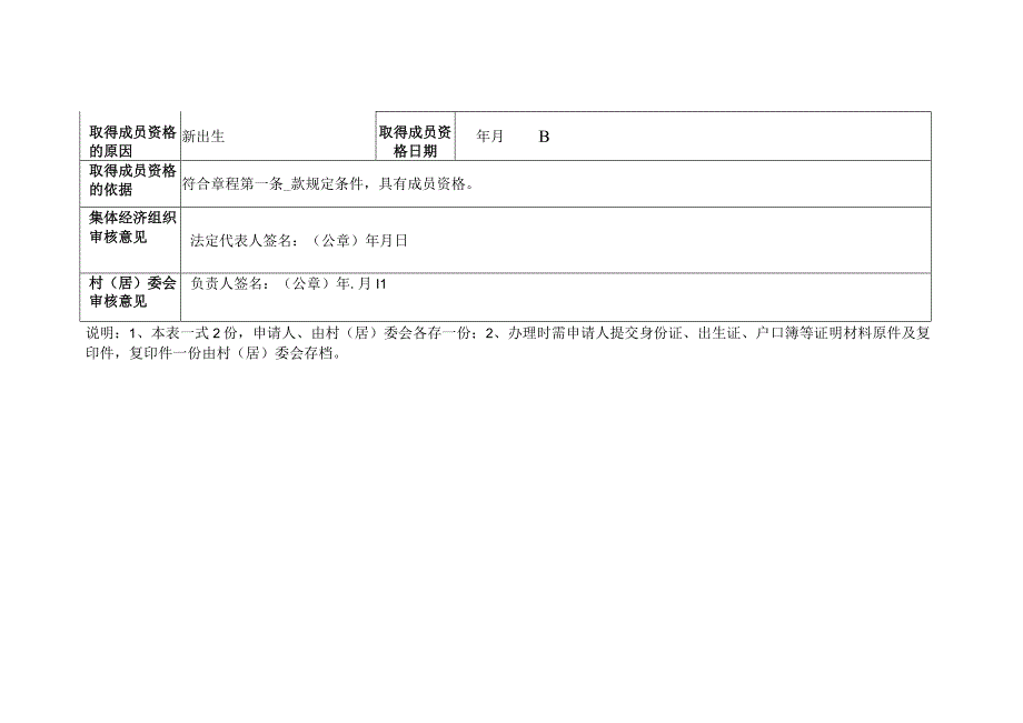 农村集体经济组织新增成员审批登记表.docx_第2页