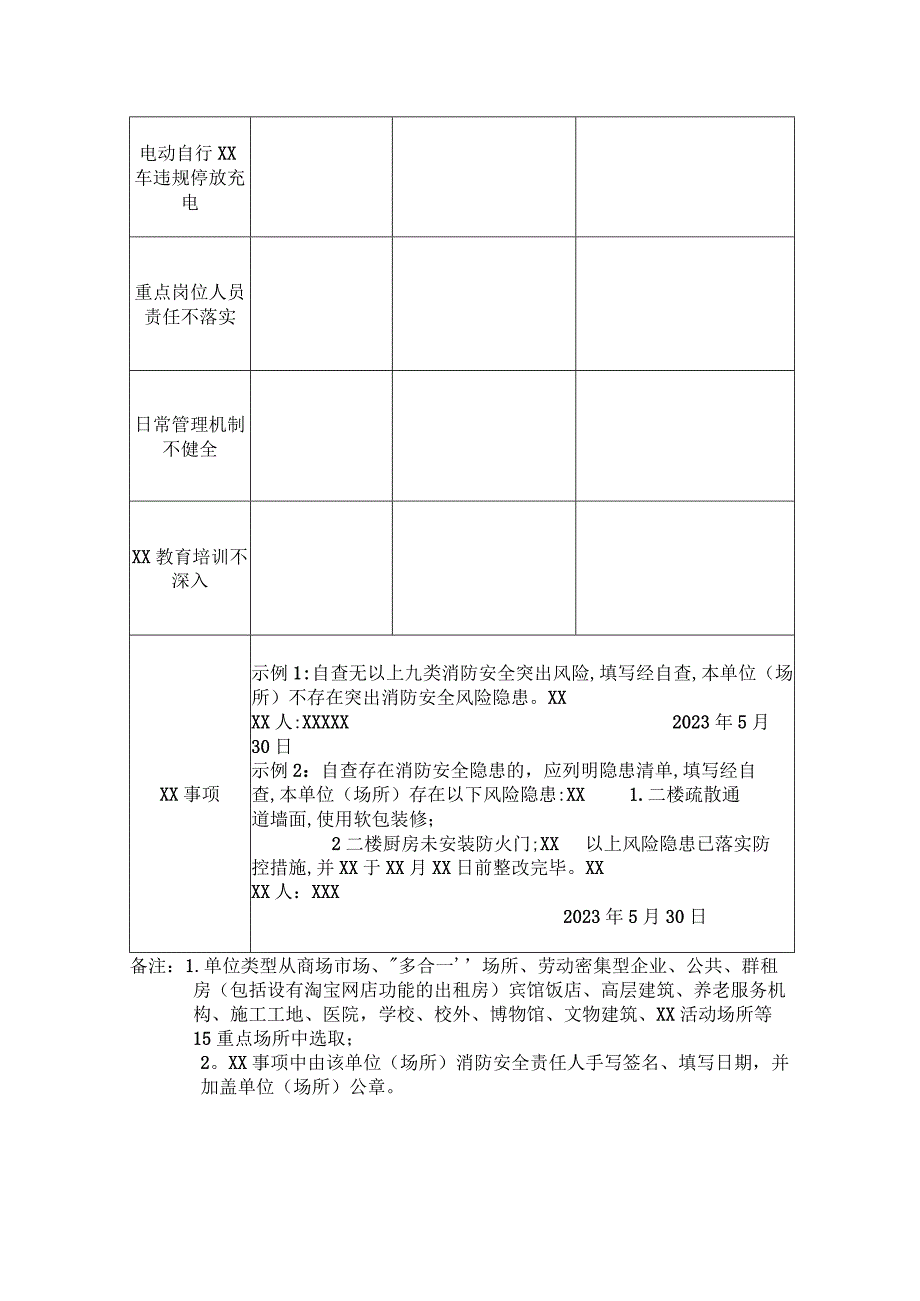 单位(场所)消防安全自查表.docx_第2页