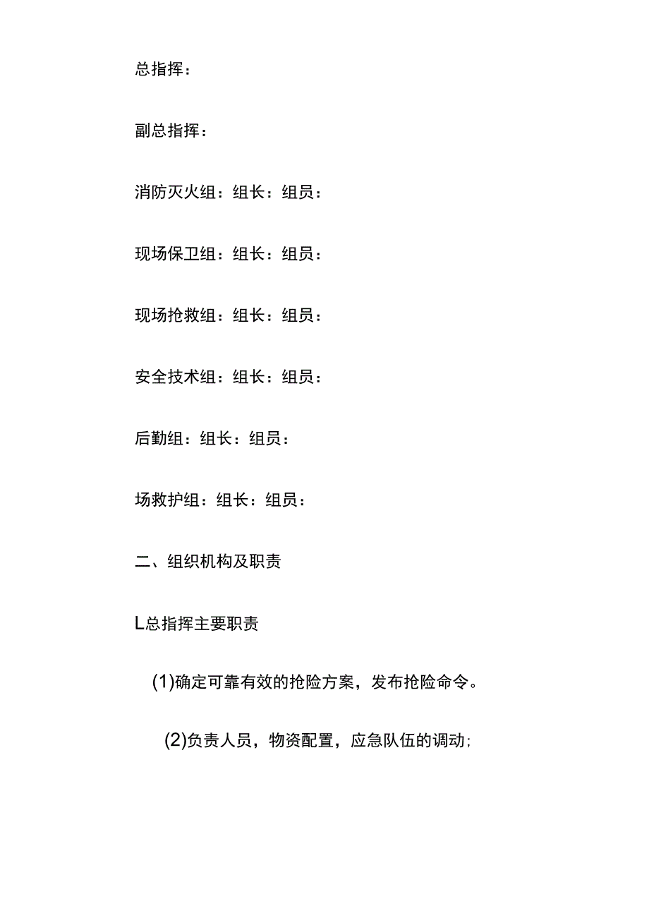 制氢站及氢气系统火灾事故应急预案.docx_第2页