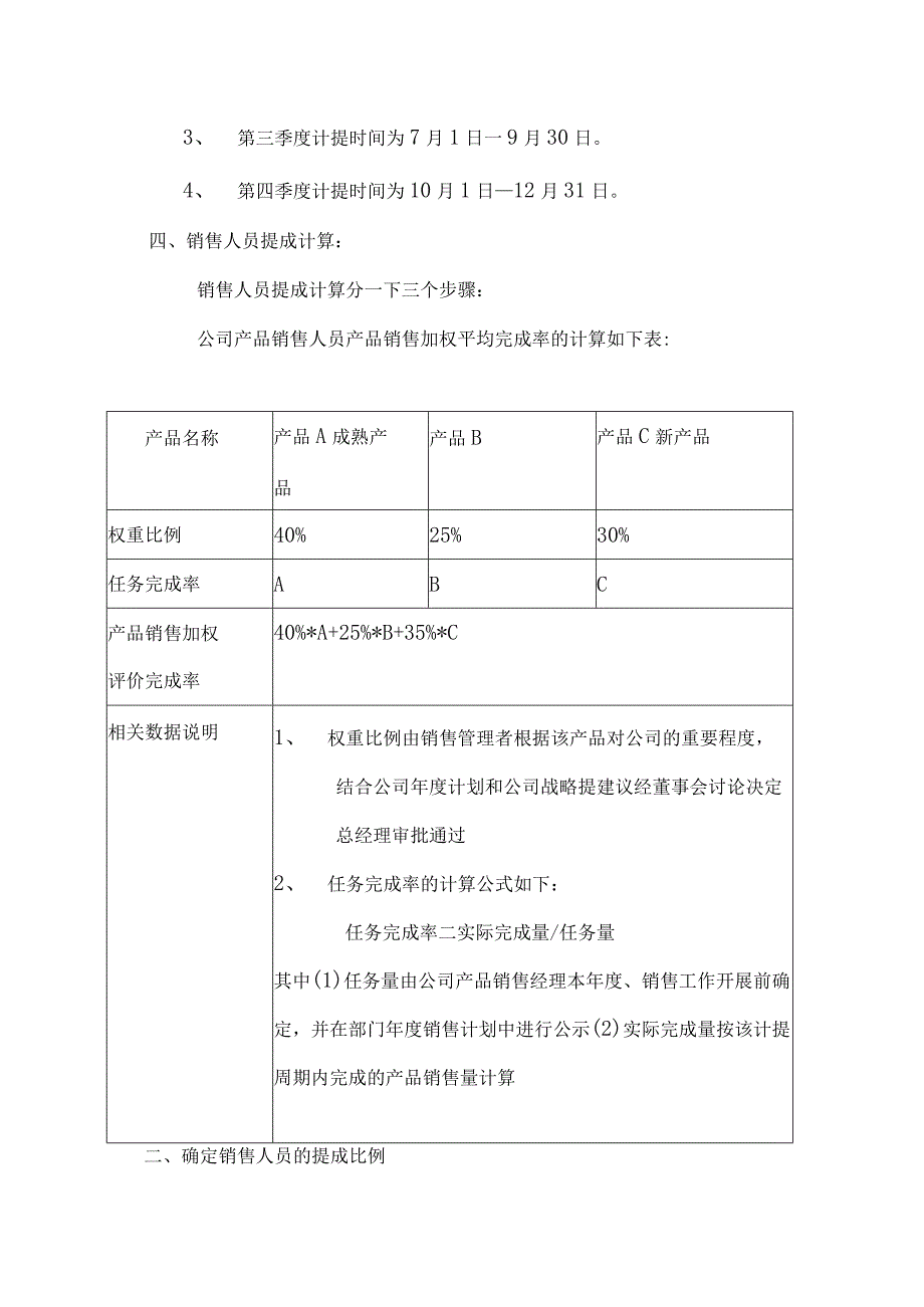 医药销售人员提成比例设计方案.docx_第2页