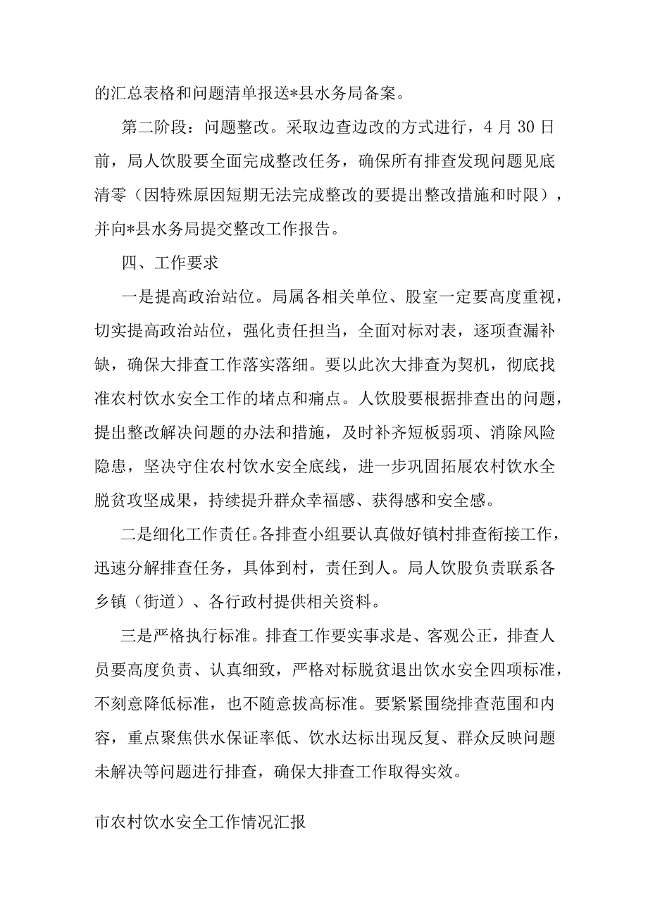 县2023年度春季农村饮水安全全覆盖敲门入户大排查工作实施方案.docx_第3页