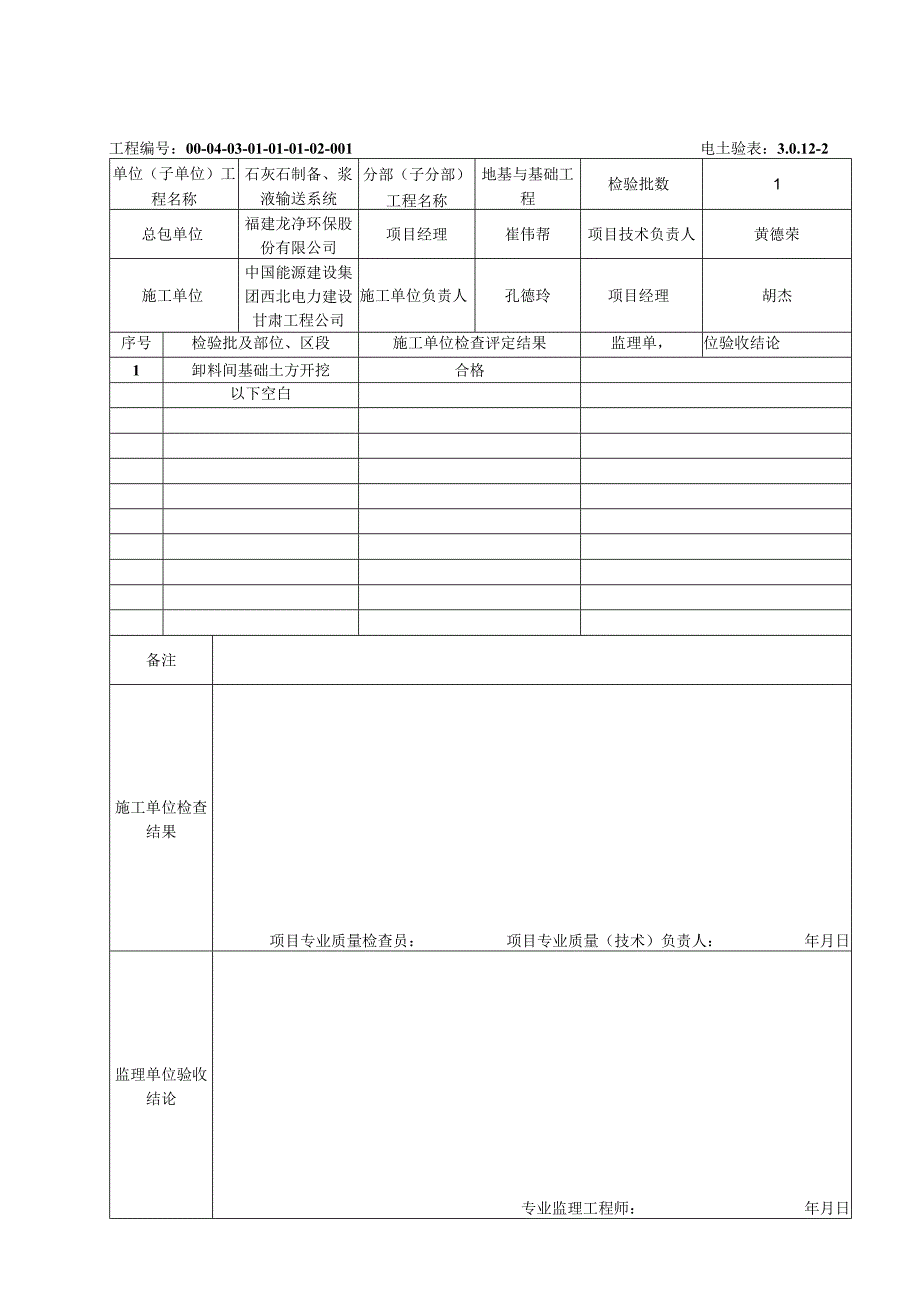 卸料间分项工程质量验收记录.docx_第2页