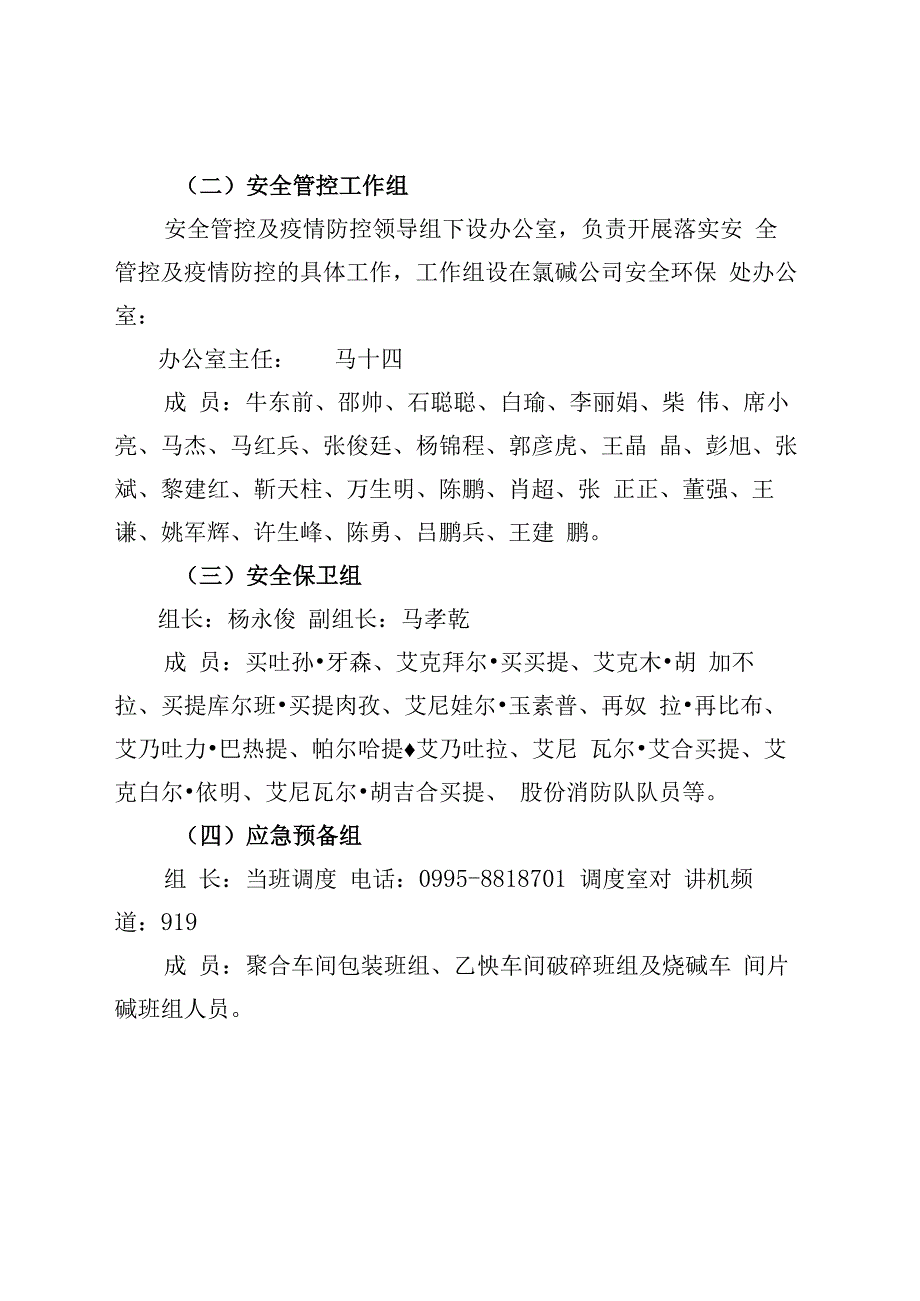 危化品公司重大活动期间安全生产治安保卫工作方案.docx_第2页