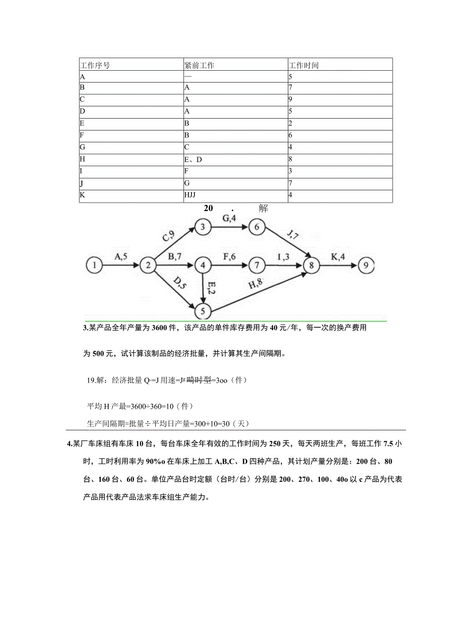 国家开放大学：生产运作管理2617：计算题.docx_第2页