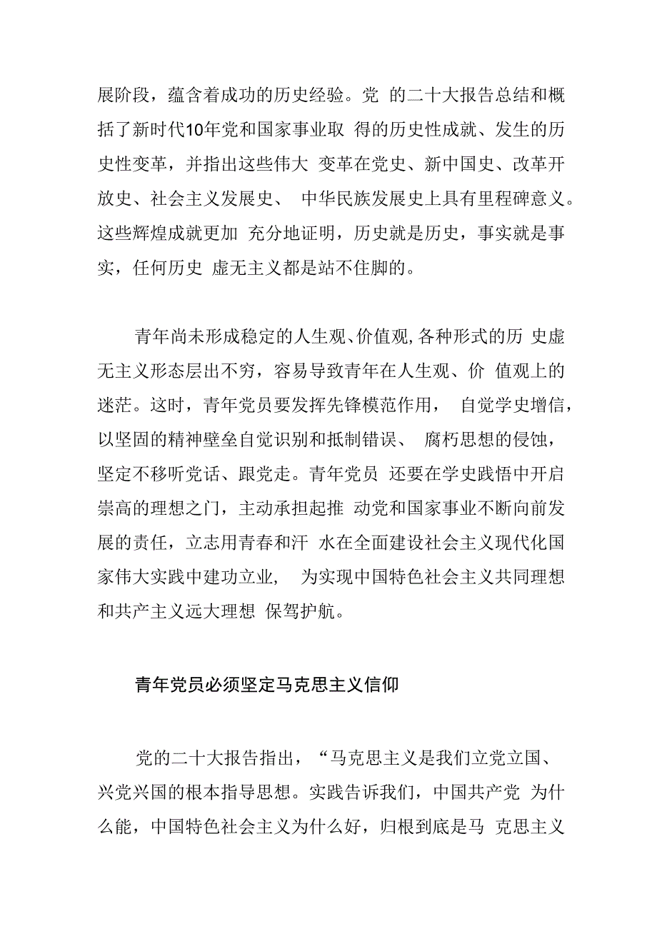 团市委书记中心组研讨发言一以贯之坚定理想信念 以青春年华奋进新征程.docx_第2页