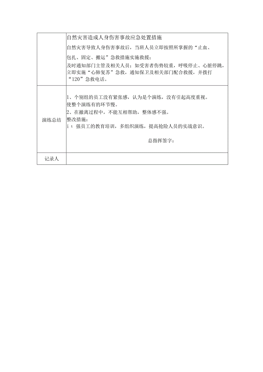 台风暴雨雷击等自然灾害应急演练.docx_第2页