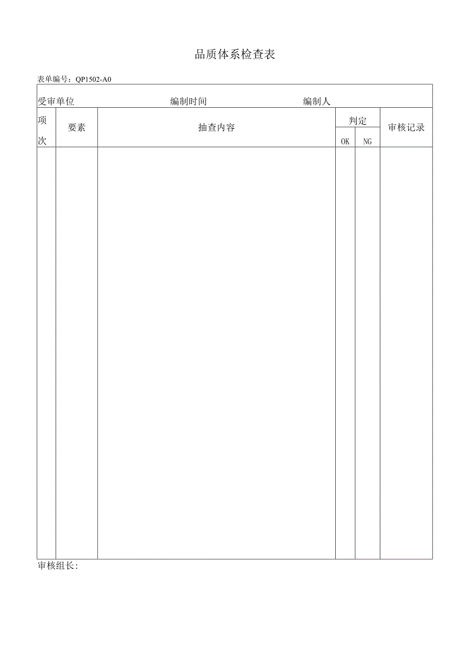 品质体系检查表.docx_第1页