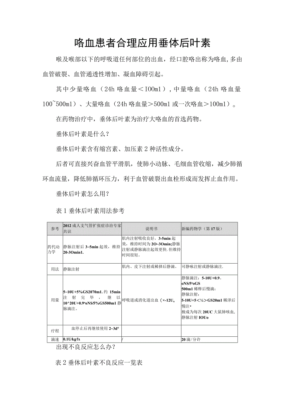 咯血患者合理应用垂体后叶素.docx_第1页