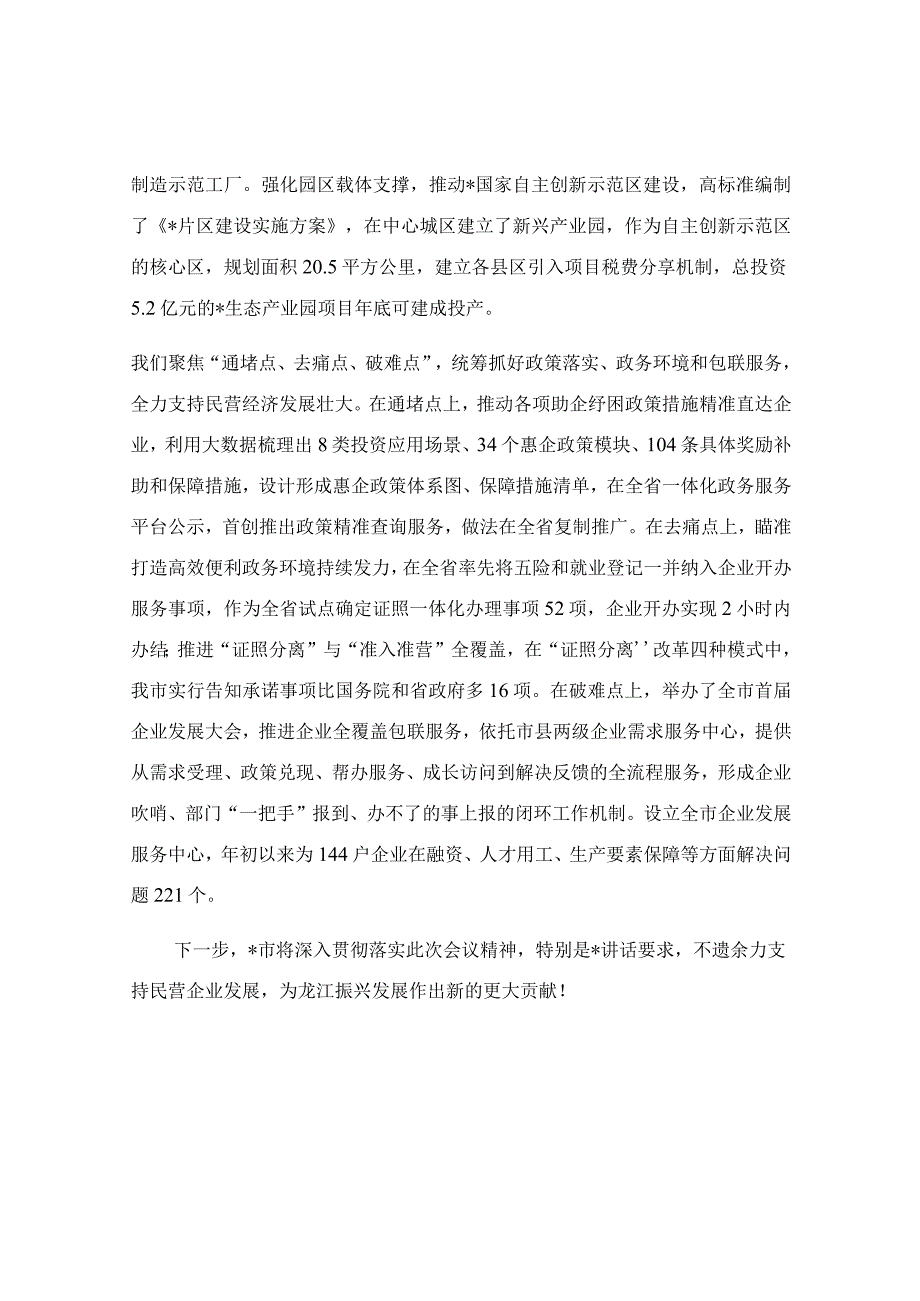 在民营经济工作会议上的发言稿.docx_第2页