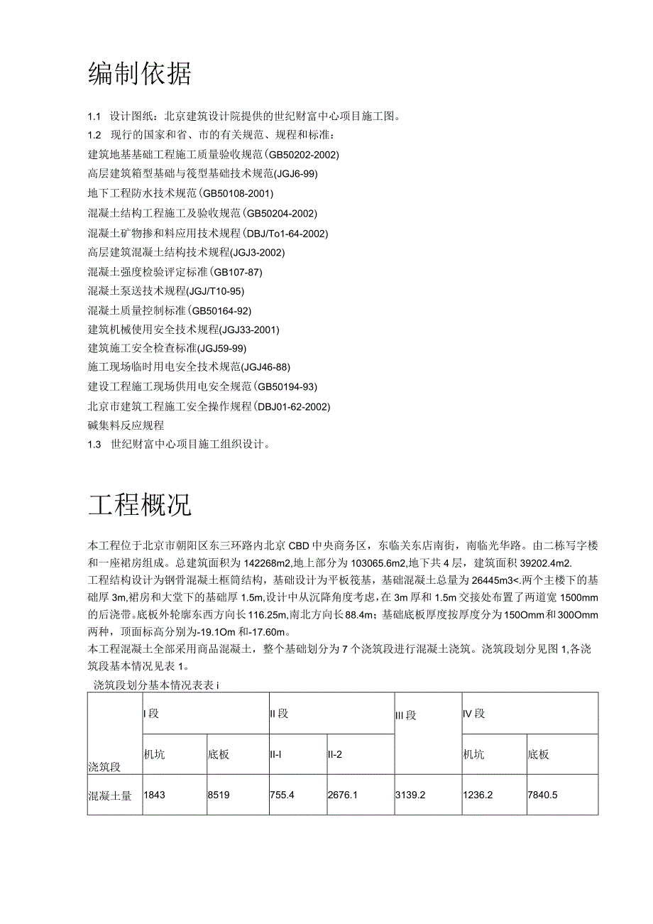 大体积混凝土及基础底板混凝土工程施工方案.docx_第2页