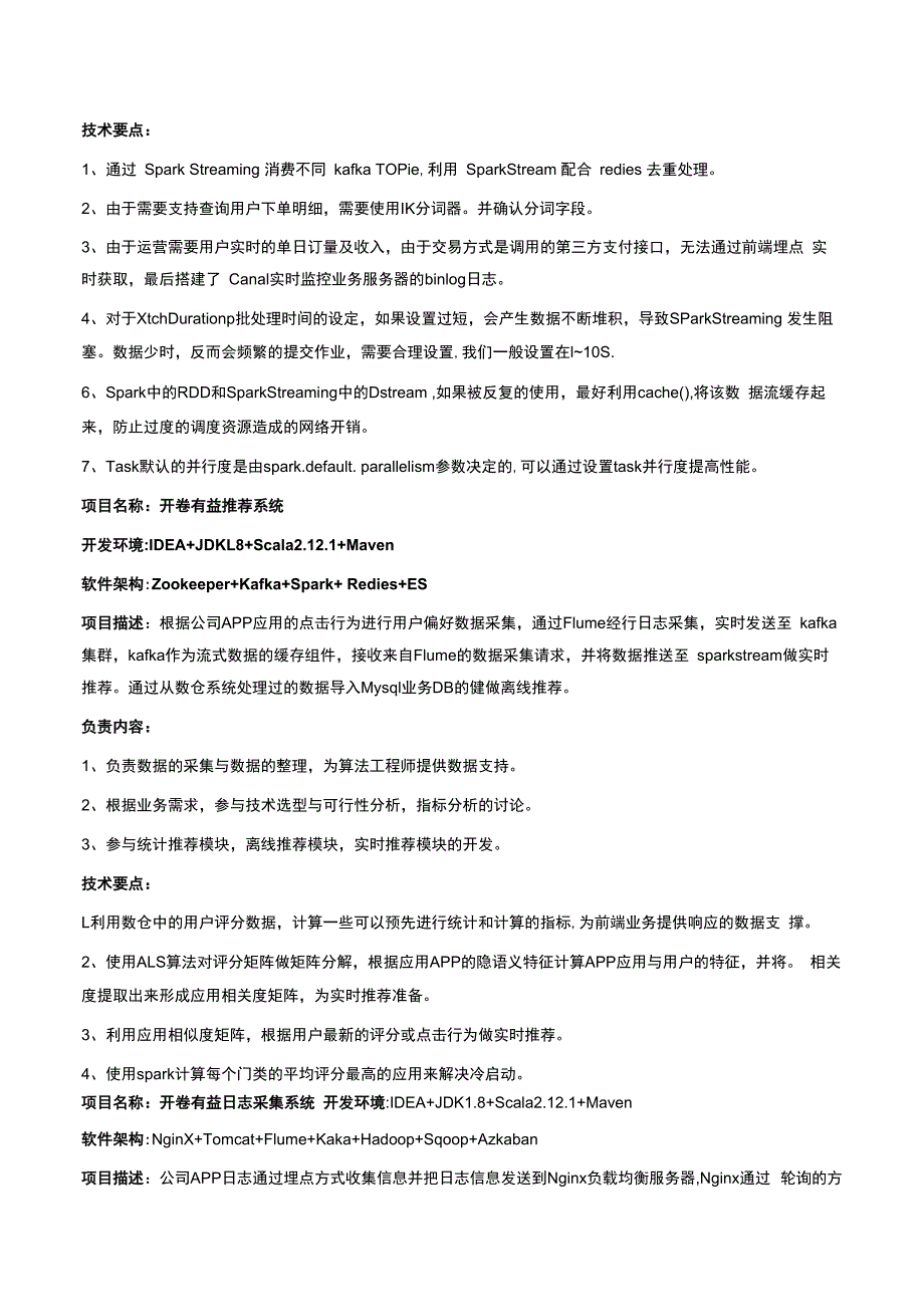 大数据研发工程师30求职简历模板.docx_第3页