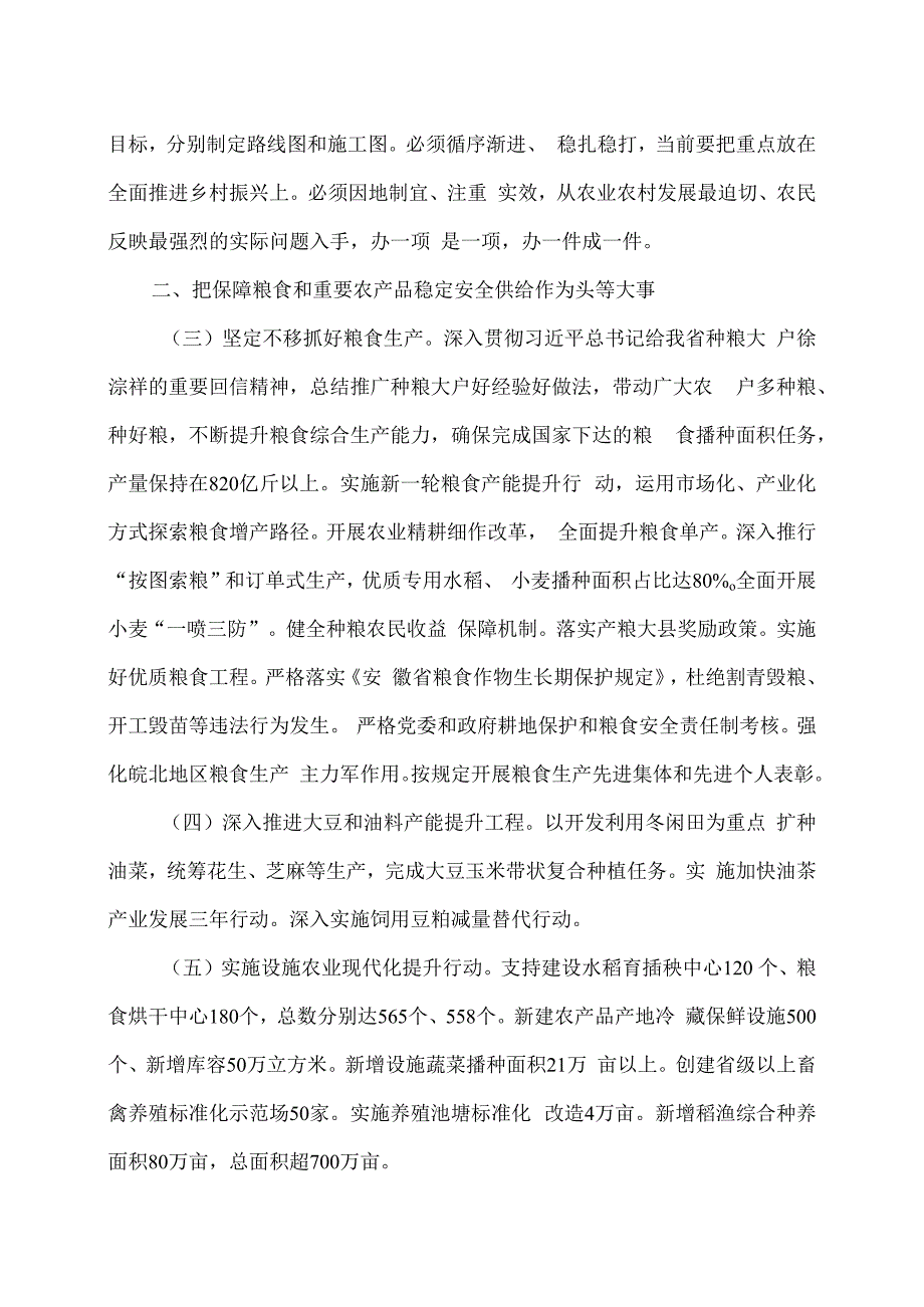 安徽省关于做好2023年全面推进乡村振兴重点工作加快建设农业强省的实施意见2023年1月31日.docx_第2页