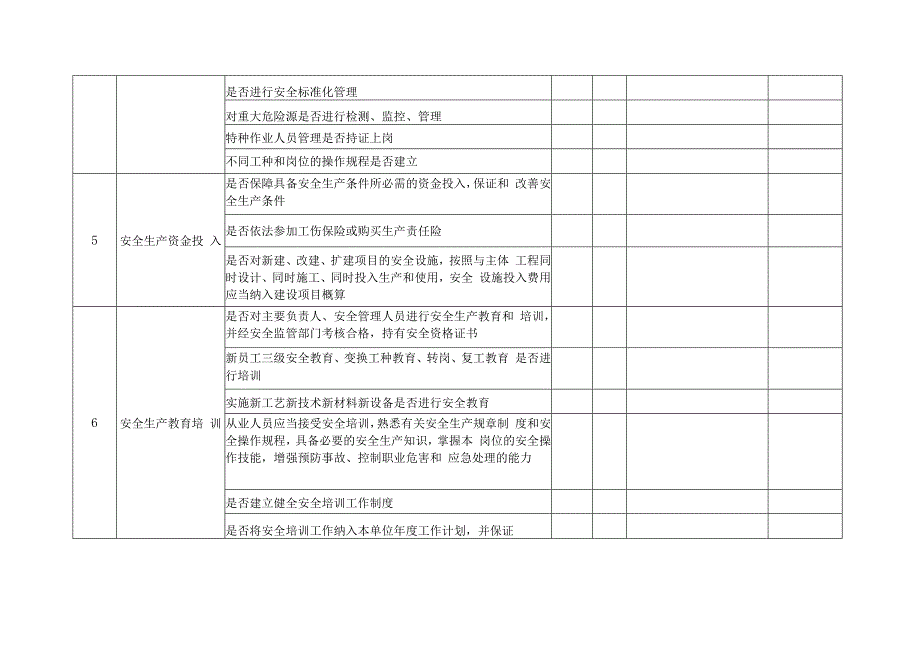 安全生产事故隐患检查表.docx_第3页